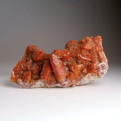 Racimo de cristales de Cuarzo Rojo Hematites De Marruecos (1.75 lbs)
