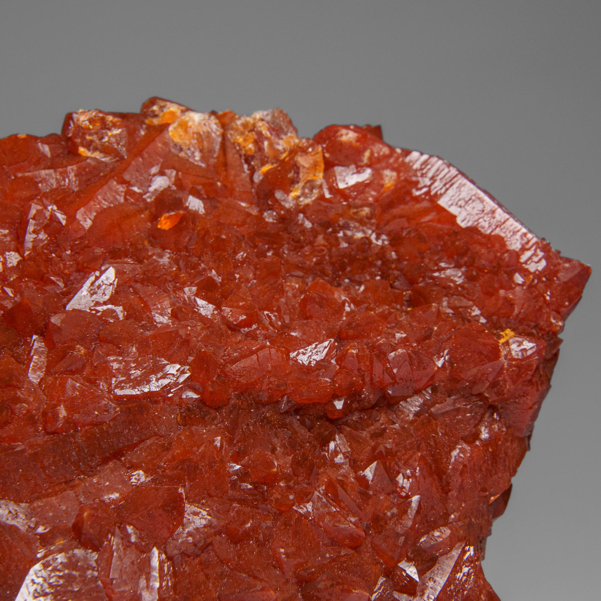 Crystal Red Quartz Hematite crystal cluster From Morocco (3.5 lbs) For Sale