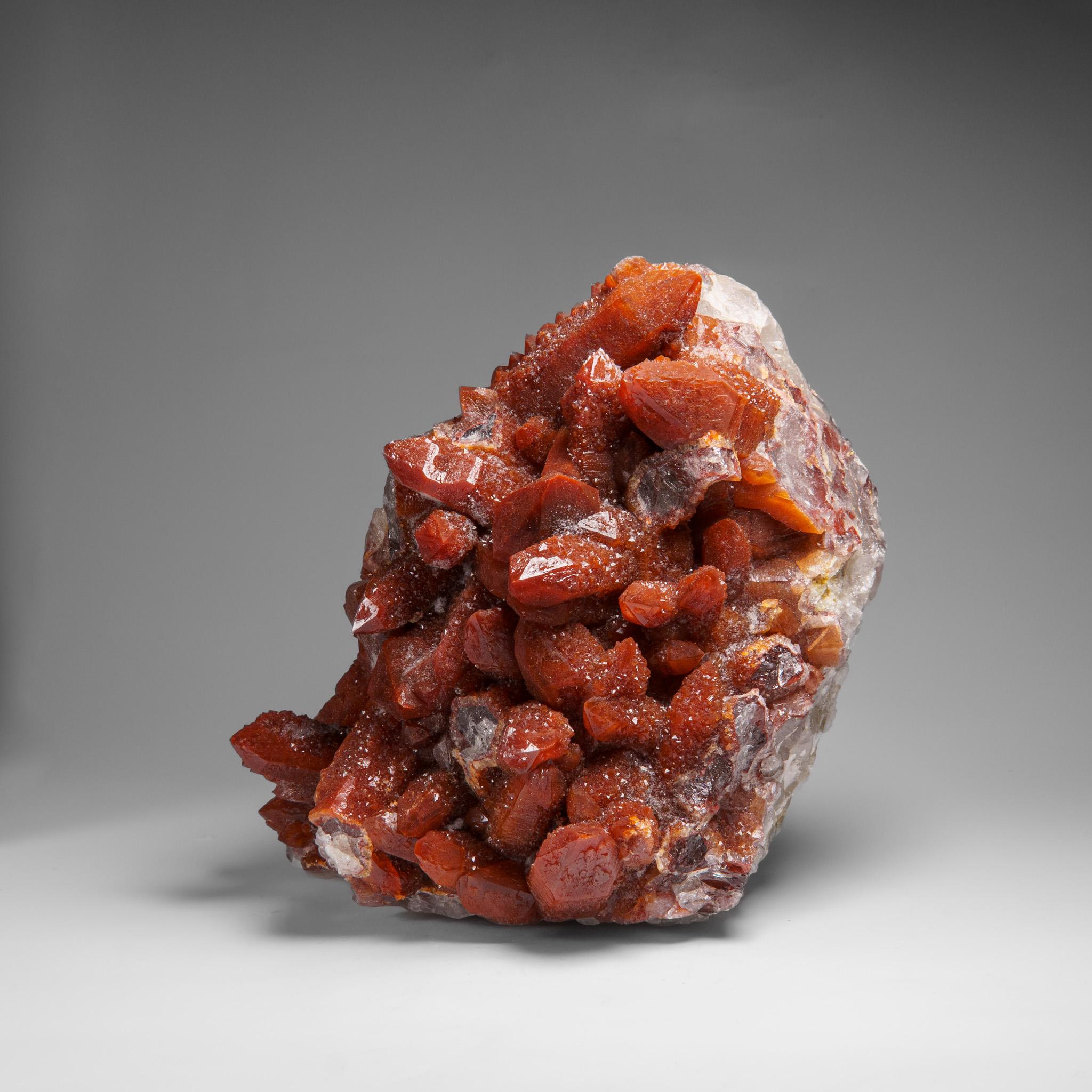 Red Quartz Hematite crystal cluster From Morocco (9.7 lbs) For Sale 4