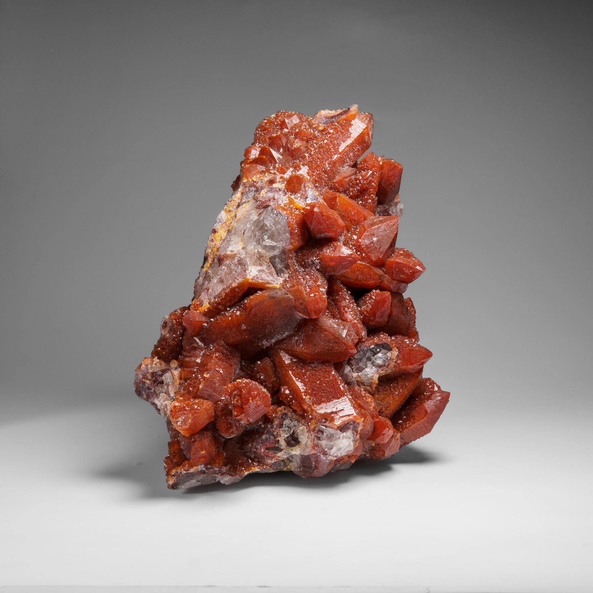 Red Quartz Hematite crystal cluster From Morocco (9.7 lbs) For Sale 1