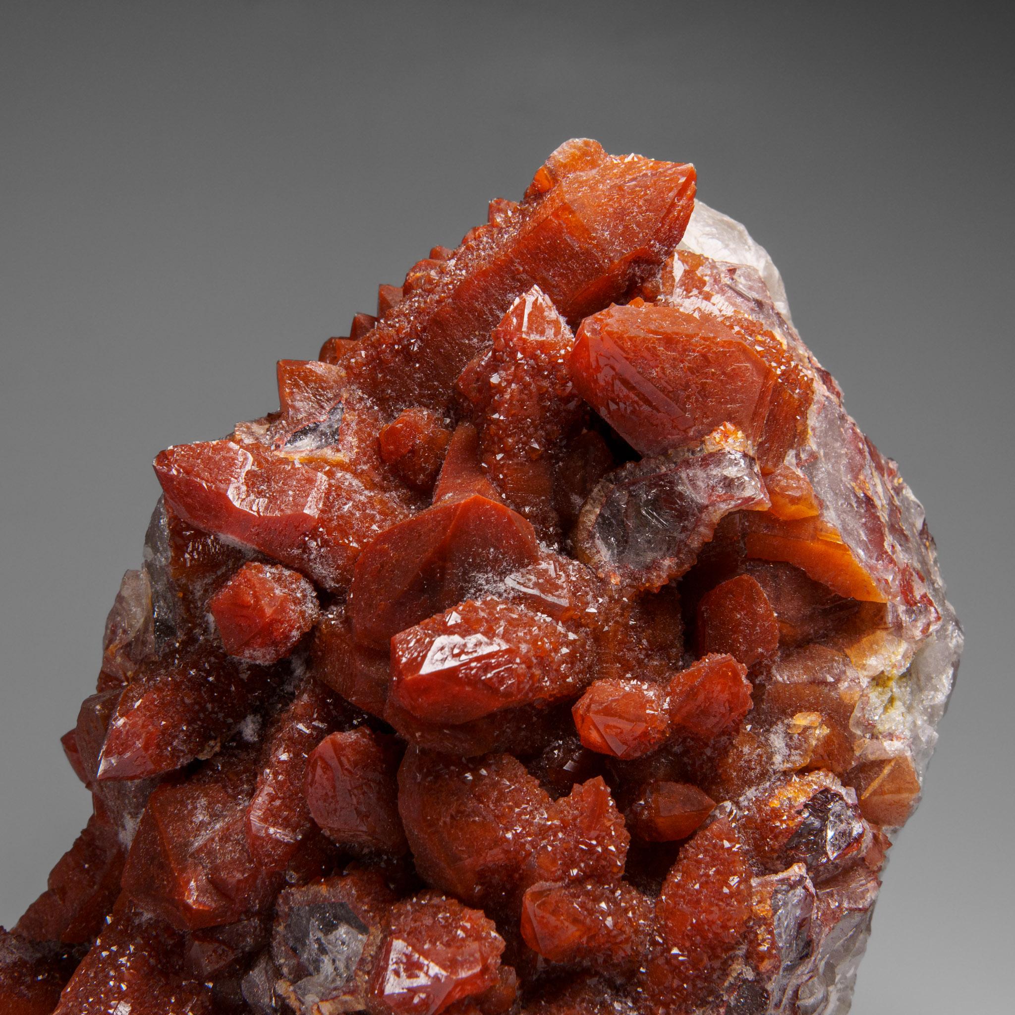Red Quartz Hematite crystal cluster From Morocco (9.7 lbs) For Sale 2