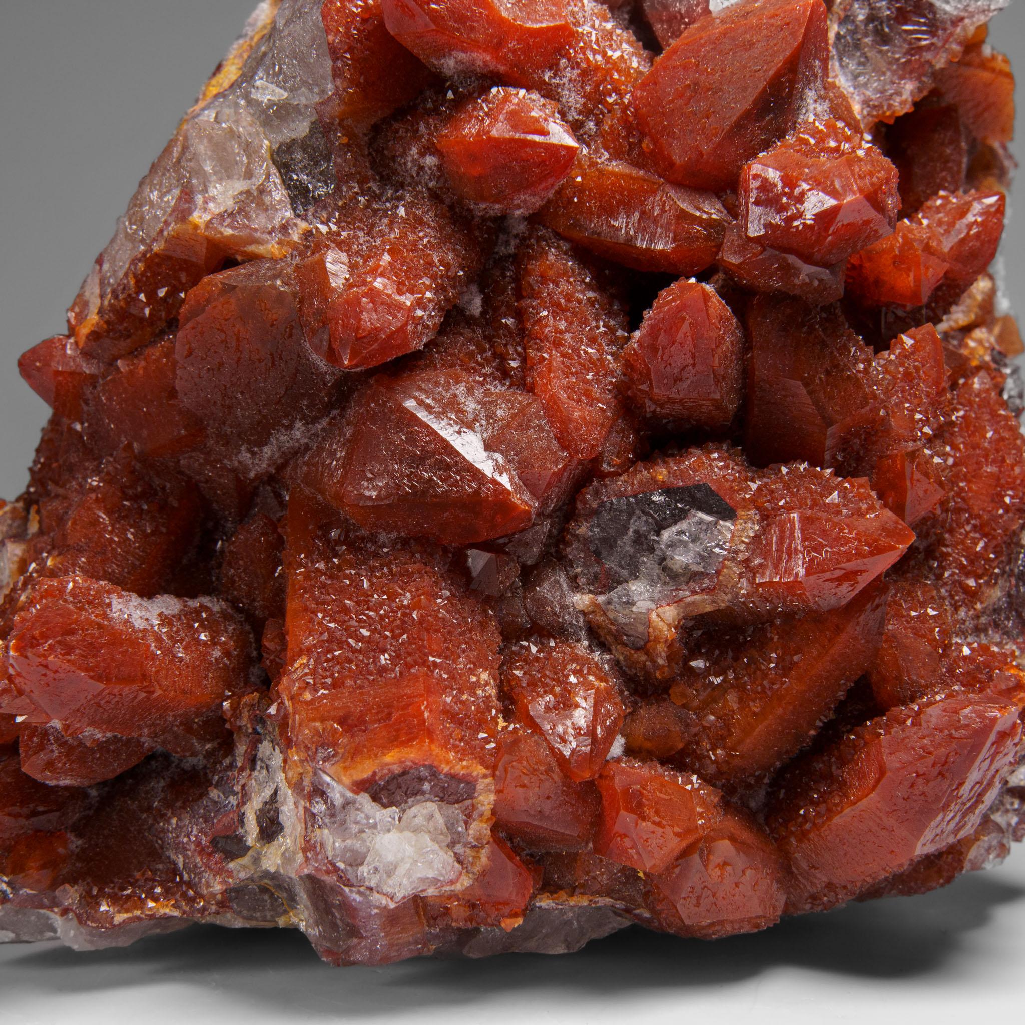 Red Quartz Hematite crystal cluster From Morocco (9.7 lbs) For Sale 3