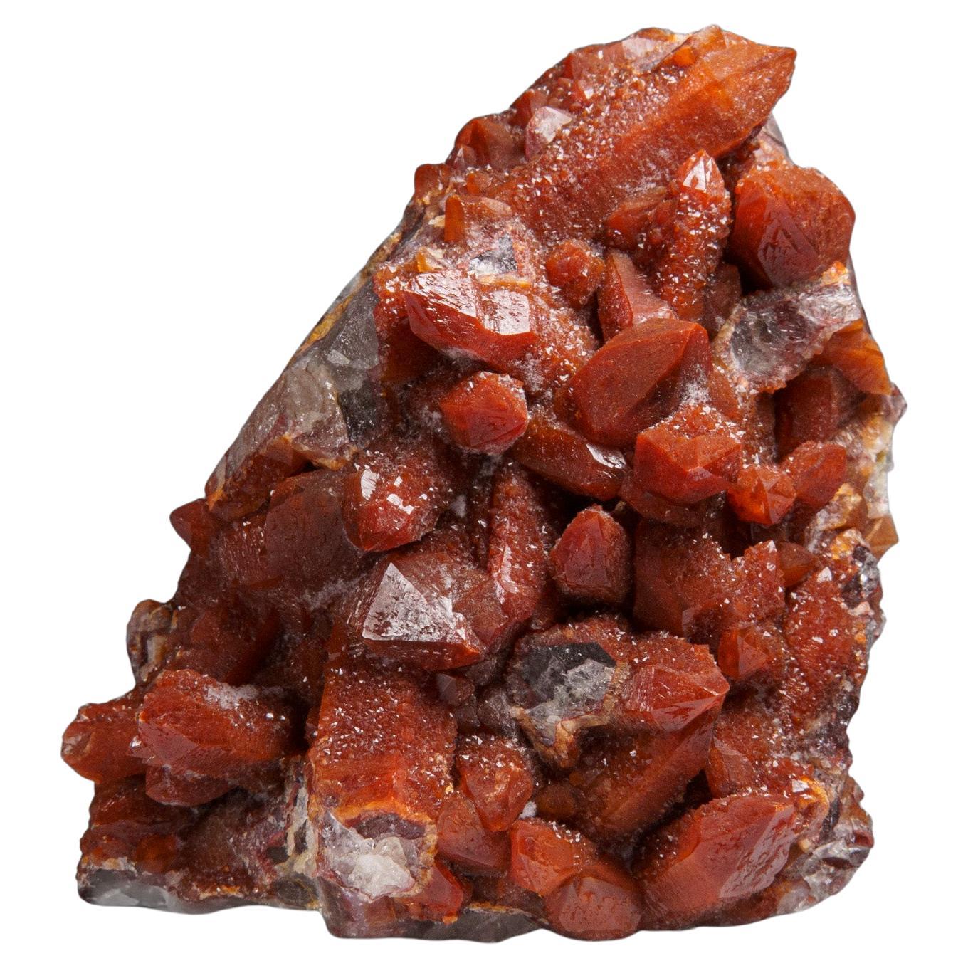 Red Quartz Hematite crystal cluster From Morocco (9.7 lbs)