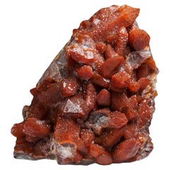 Red Quartz Hematite crystal cluster From Morocco (9.7 lbs)