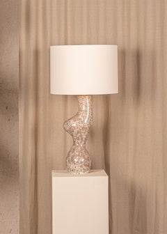 Red Reactive Ceramic Venuso Table Lamp by Simone & Marcel