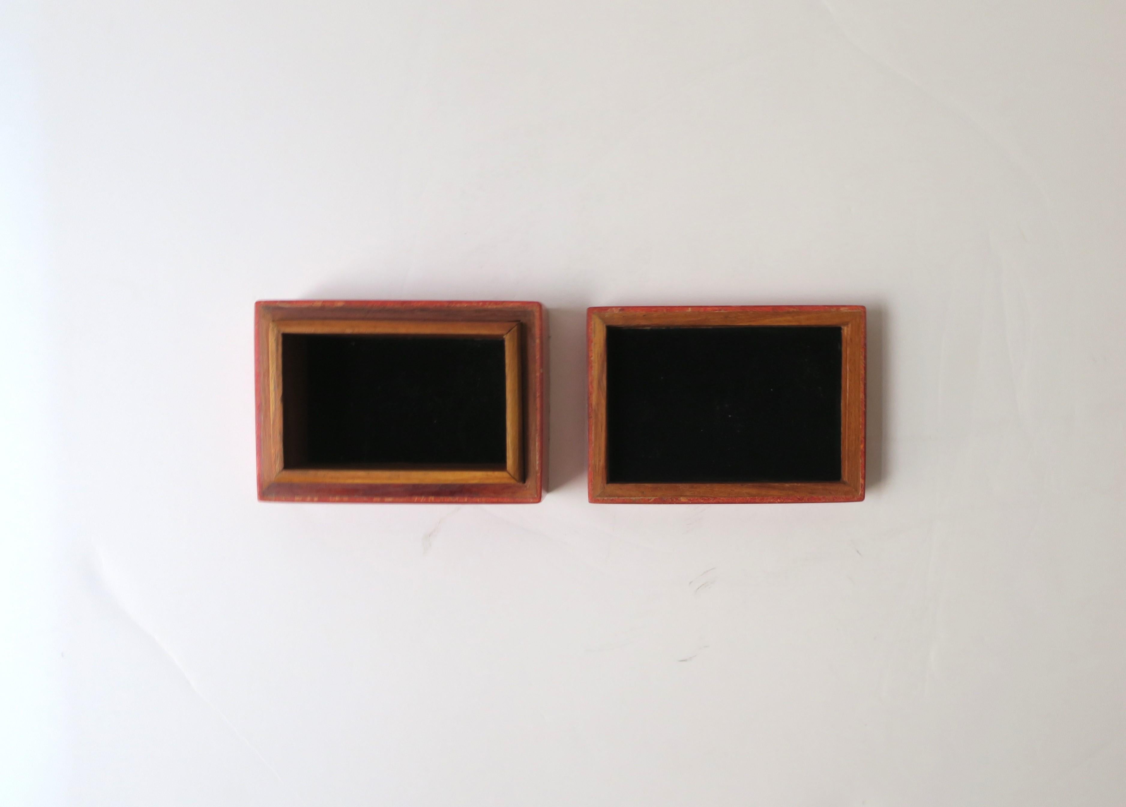 Red Resin Jewelry Box 9