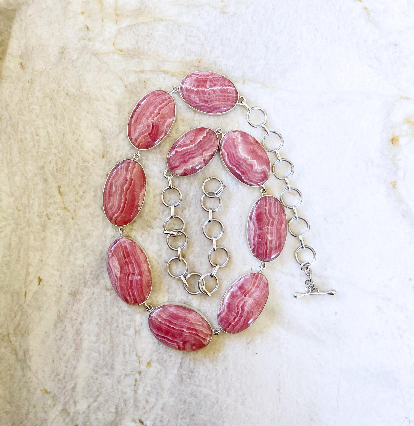 red bib necklace