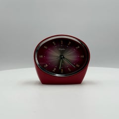 Red Rhythm Alarm Clock, Japan, 1960s Atomic Design