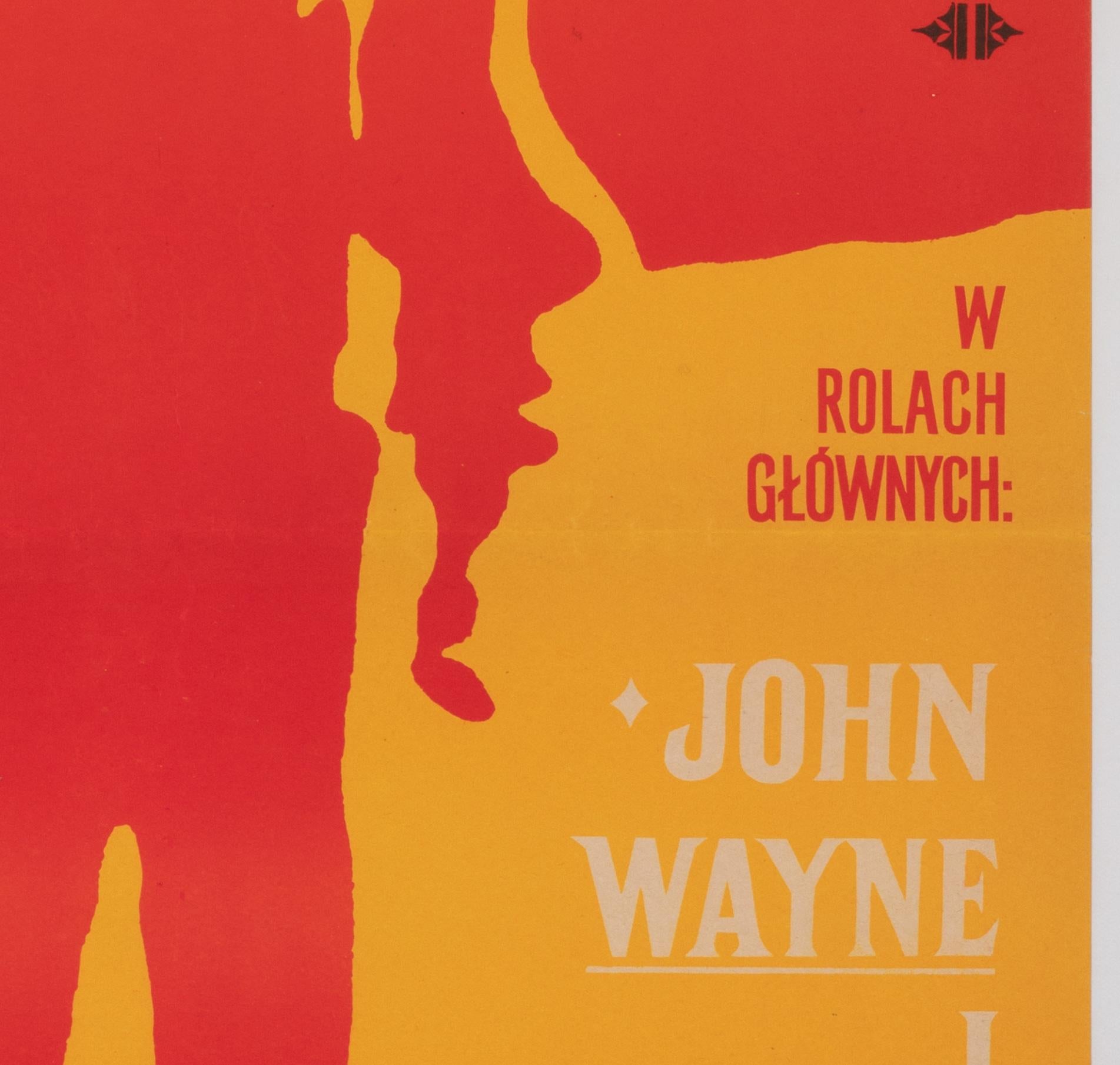 Red River 1967 Polish A1 Film Poster, Maciej Zbikowski For Sale 1