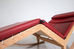 Red Rocking Chair Canapo by Franco Albini for Cassina, Italy