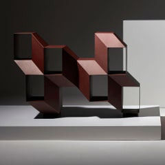 Red Rocky Credenza, by Charles Kalpakian for La Chance