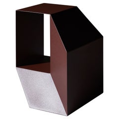 Red "Rocky" Side Table, Charles Kalpakian