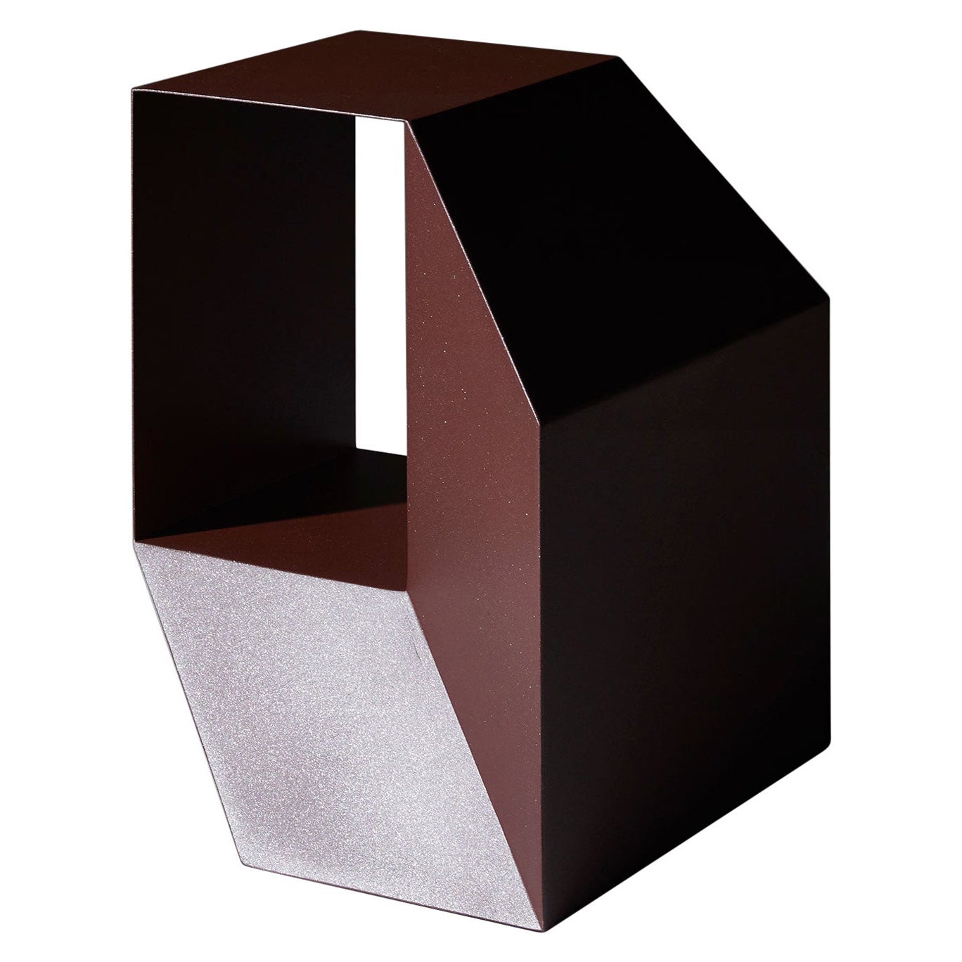 Table d'appoint « Rocky » rouge, Charles Kalpakian
