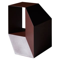 Table d'appoint « Rocky » rouge, Charles Kalpakian