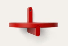Red Rondelle Round Shelf by Storängen Design