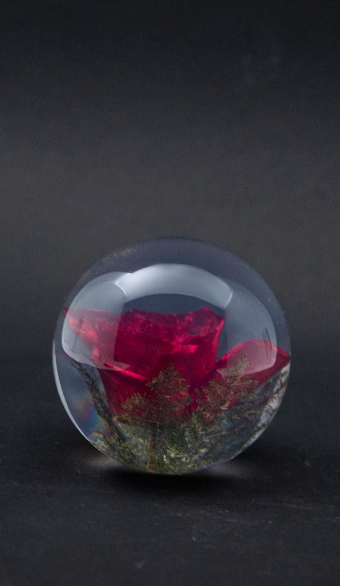 rose paper weight