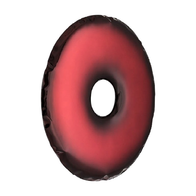 Specchio da parete Red Rubin Rondo 95 di Zieta