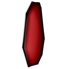 Red Rubin Tafla C1 Sculptural Wall Mirror by Zieta