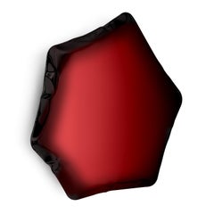 Roter Rubin Tafla C6 Skulpturaler Wandspiegel von Zieta