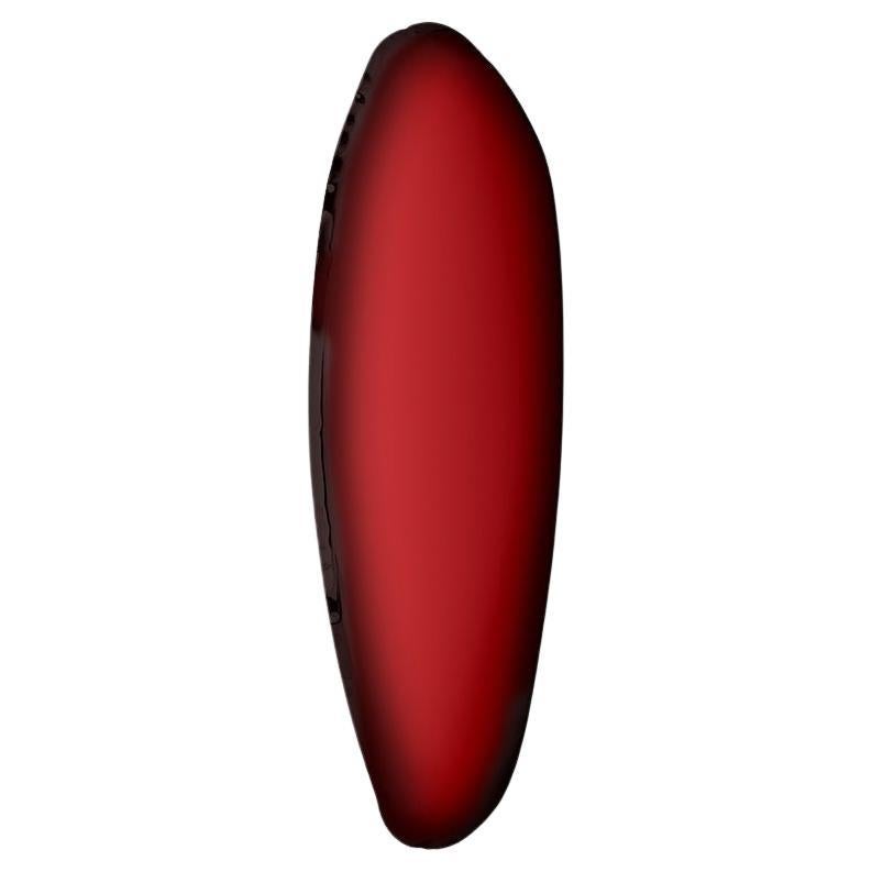 Roter Rubin-Wandspiegel Tafla O1 von Zieta