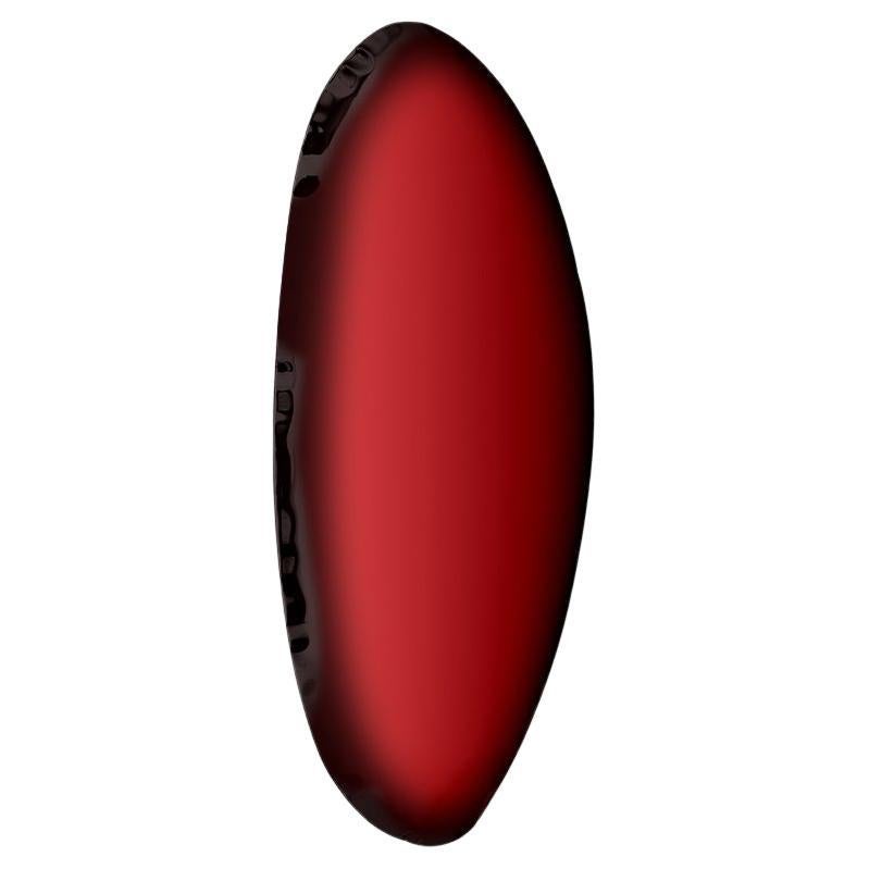 Red Rubin Tafla O4 Wall Mirror by Zieta For Sale