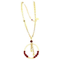 Red Ruby I Love You Necklace
