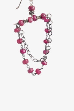 Red Ruby Windu  Earrings