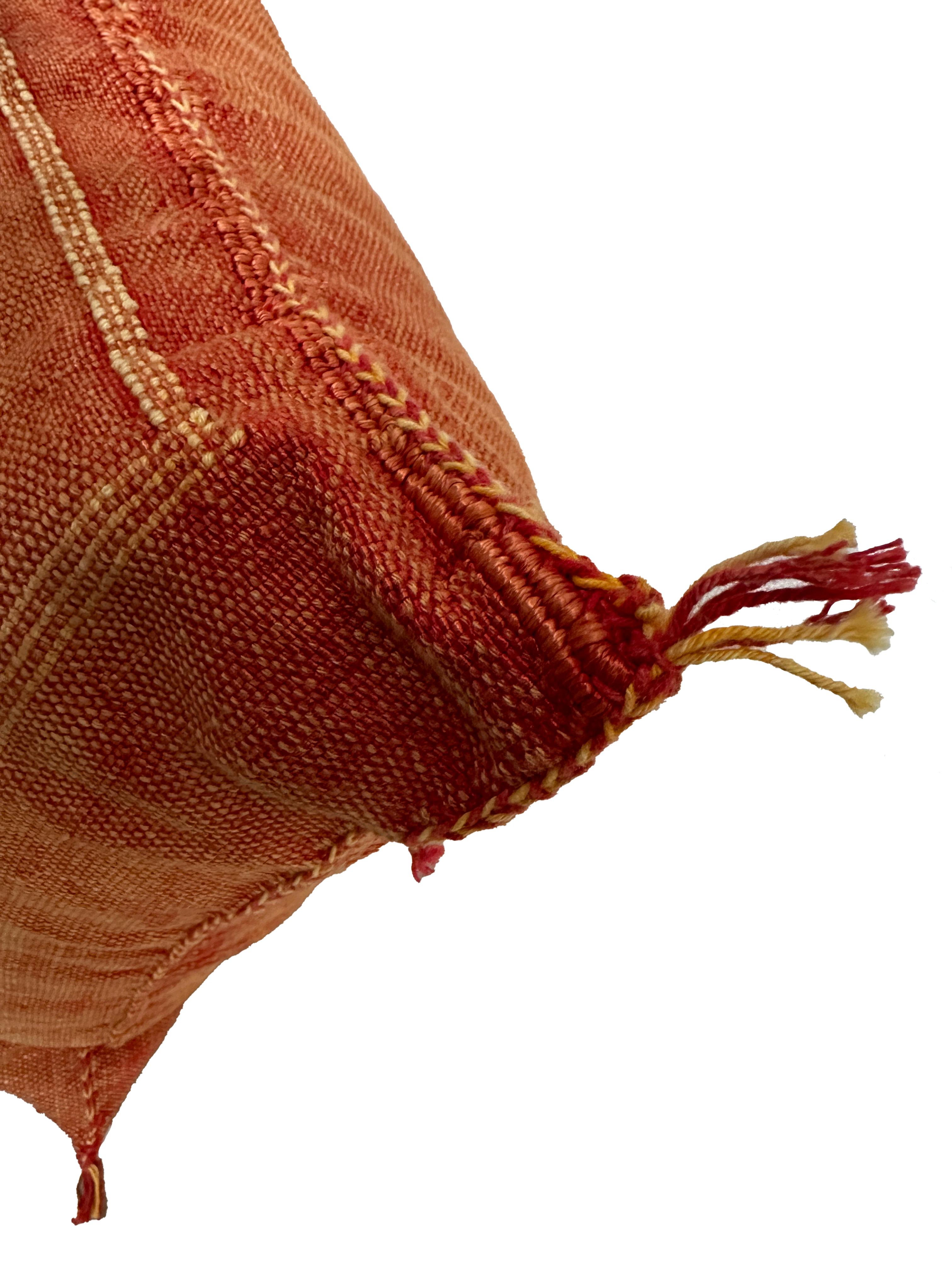 Marokkanisches Akzent-Kissen, roter Sand 35