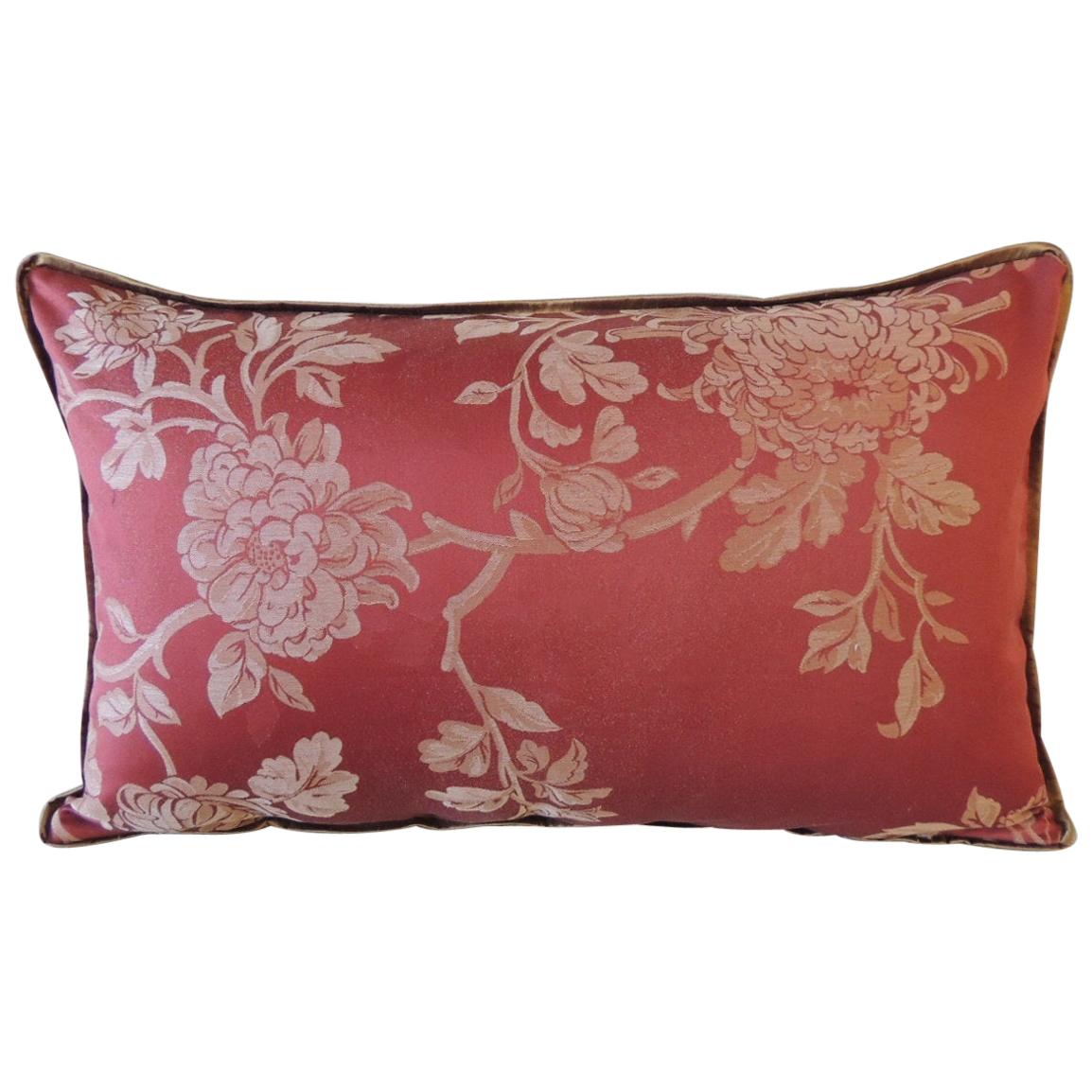 red satin pillows