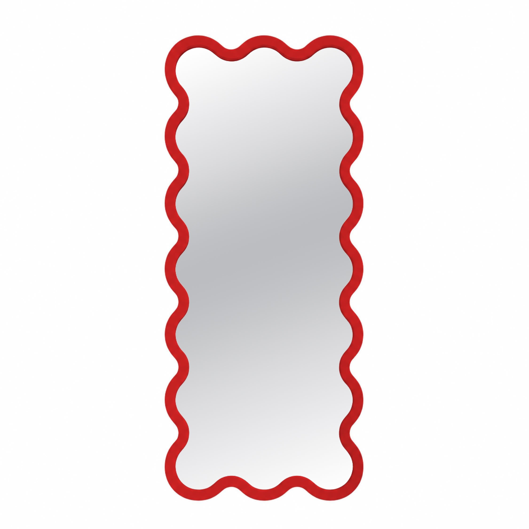 Statement Floor Luxury Mirror Available in Custom Color - Hvyli 16 by oitoproduc