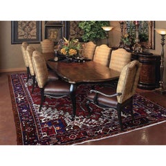 Red Semi Antique Persian Heriz Exc Condition Hand Knotted Oriental Rug, 8'4"