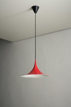 Red "Semi" Pendant by Fog & Mørup (Medium)