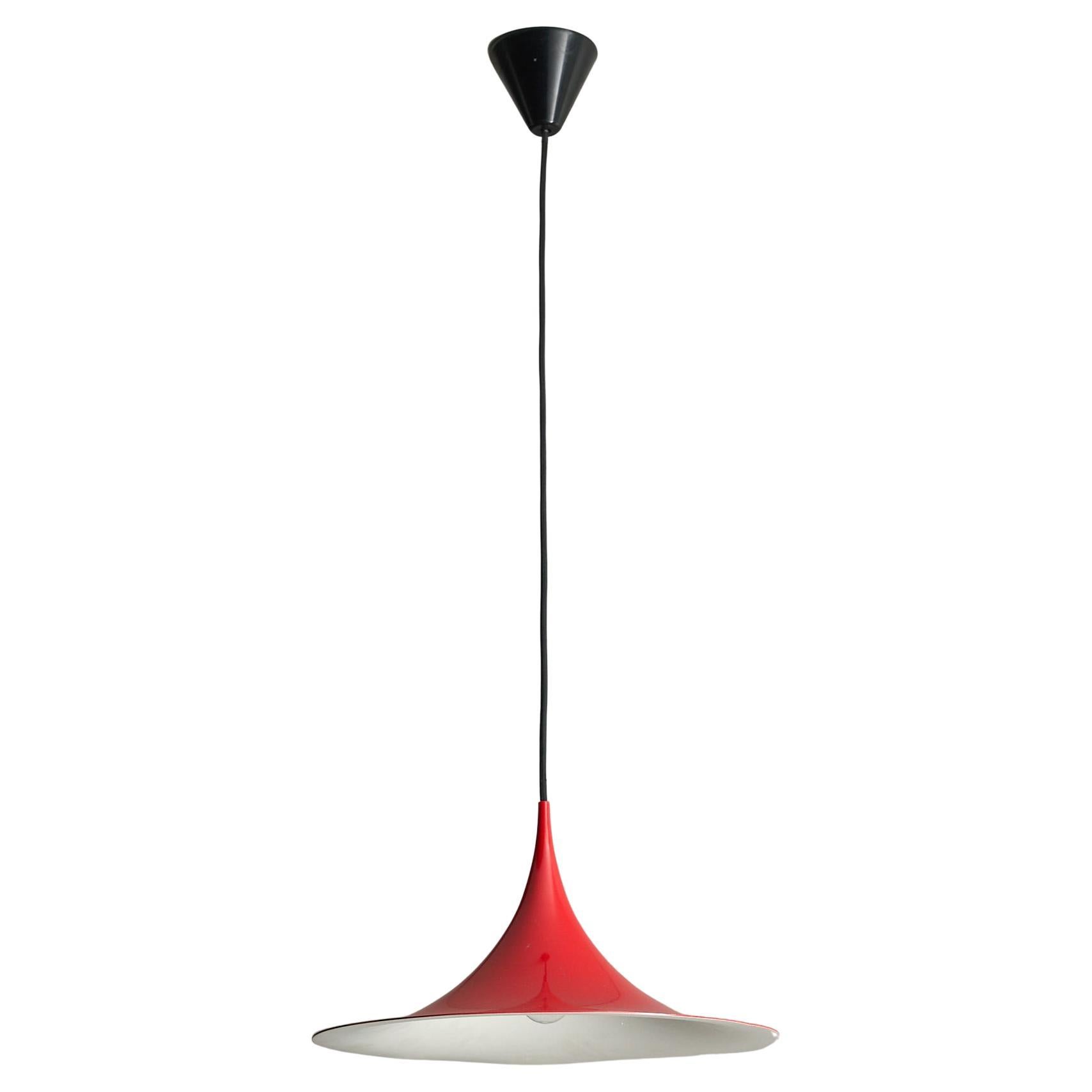 Red "Semi" Pendant by Fog 
Mørup (Medium) For Sale