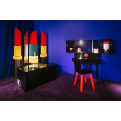 Red Shades Room Divider in Powder-Coated Aluminum by altreforme