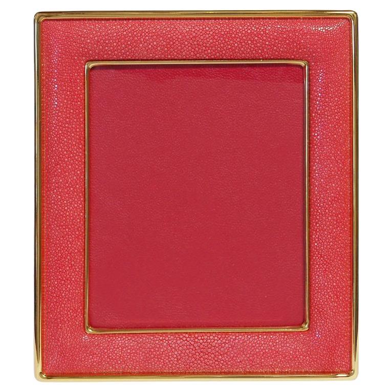 Marco de fotos Shagreen rojo by Fabio Ltd