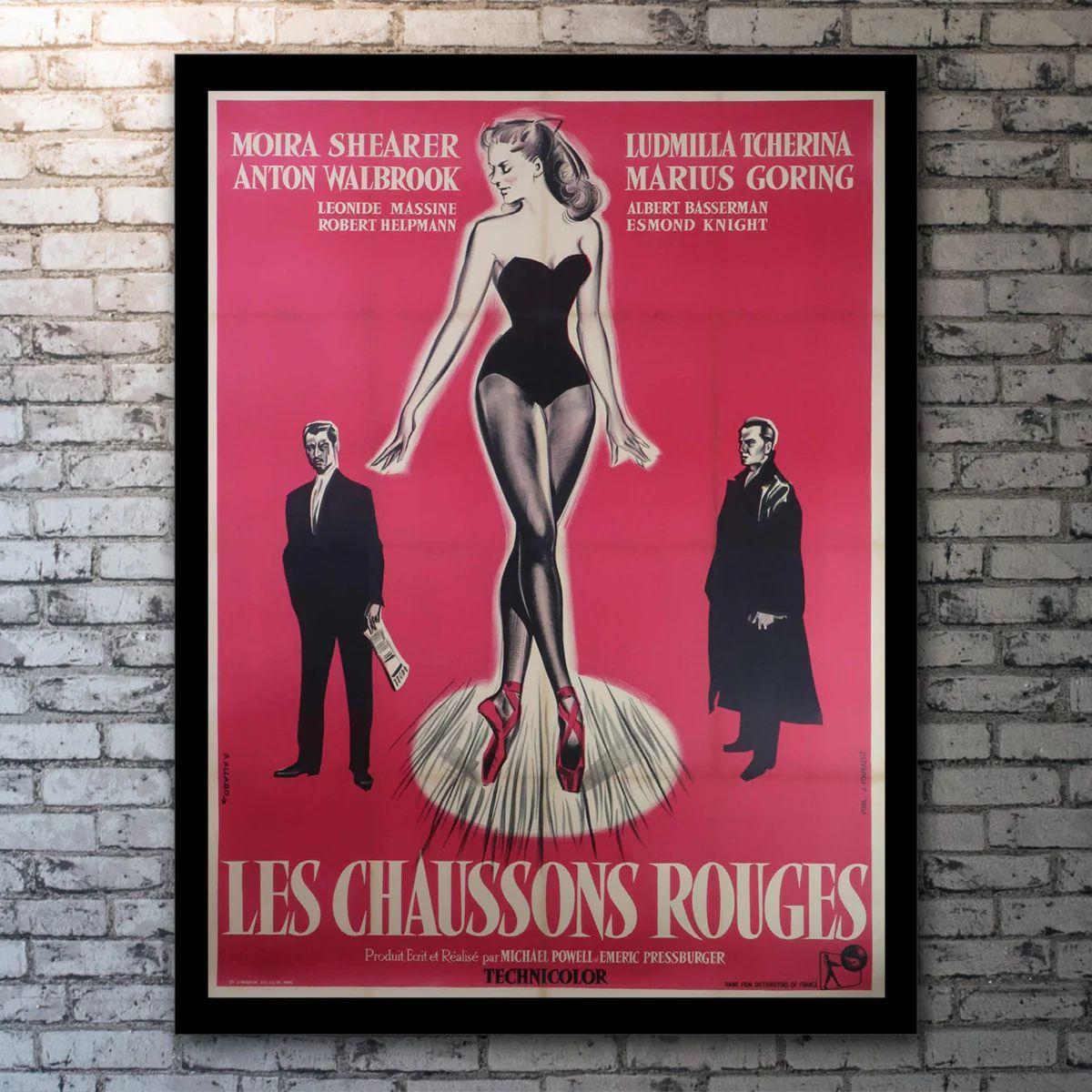 The Red Shoes, Unframed Poster, 1948

Original French grande (47 X 63 Inches). A young ballet dancer is torn between the man she loves and her pursuit to become a prima ballerina.

Additional Information:
Year: 1948
Nationality: Original French