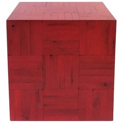 Red Side or End Table