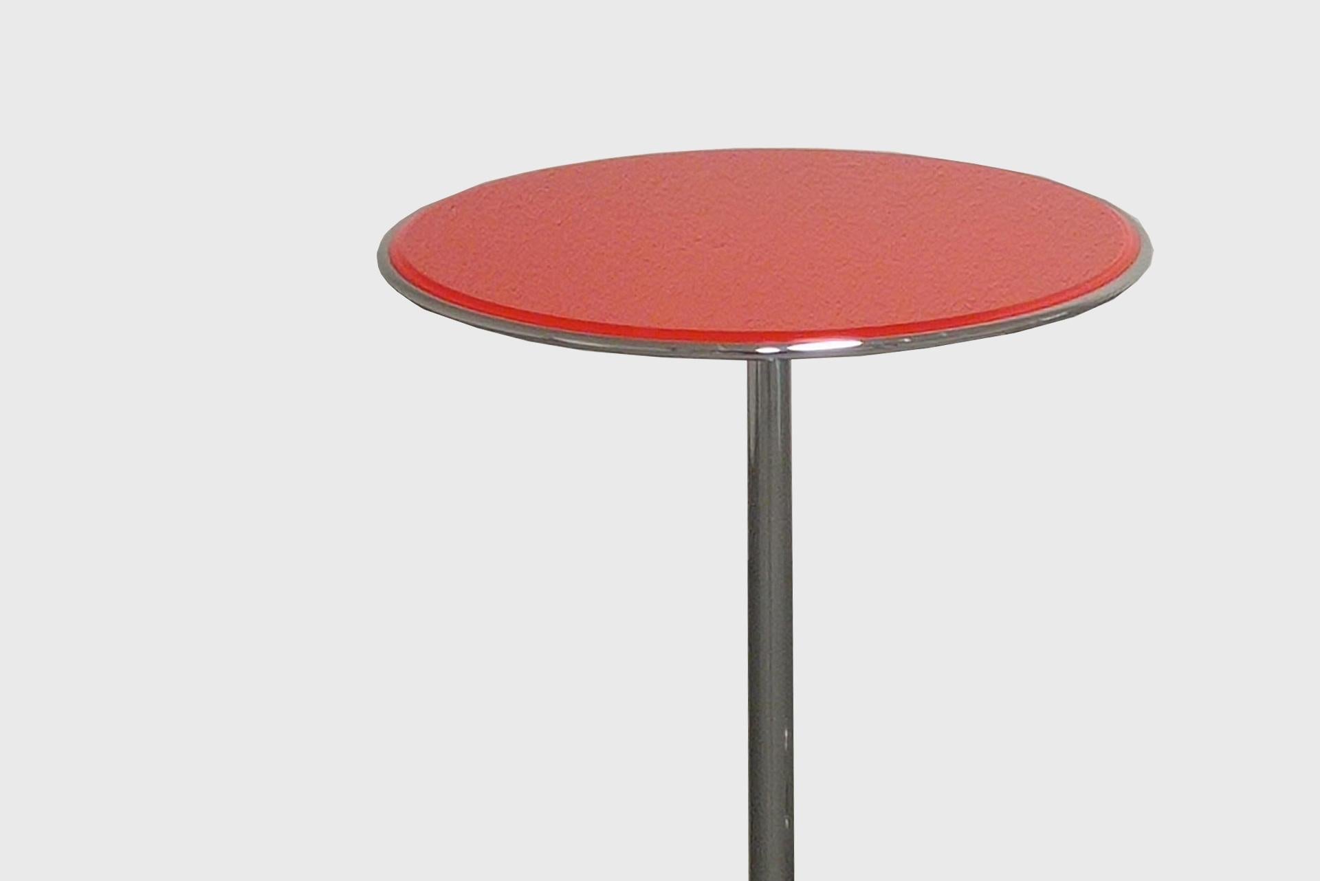 Red Side Table Model 