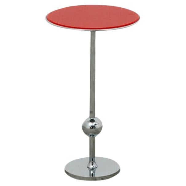 Red Side Table Model "T1" by Osvaldo Borsani, Italy, 1949 For Sale