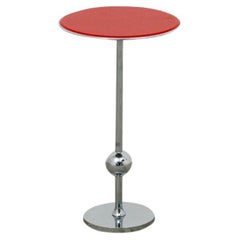 Vintage Red Side Table Model "T1" by Osvaldo Borsani, Italy, 1949