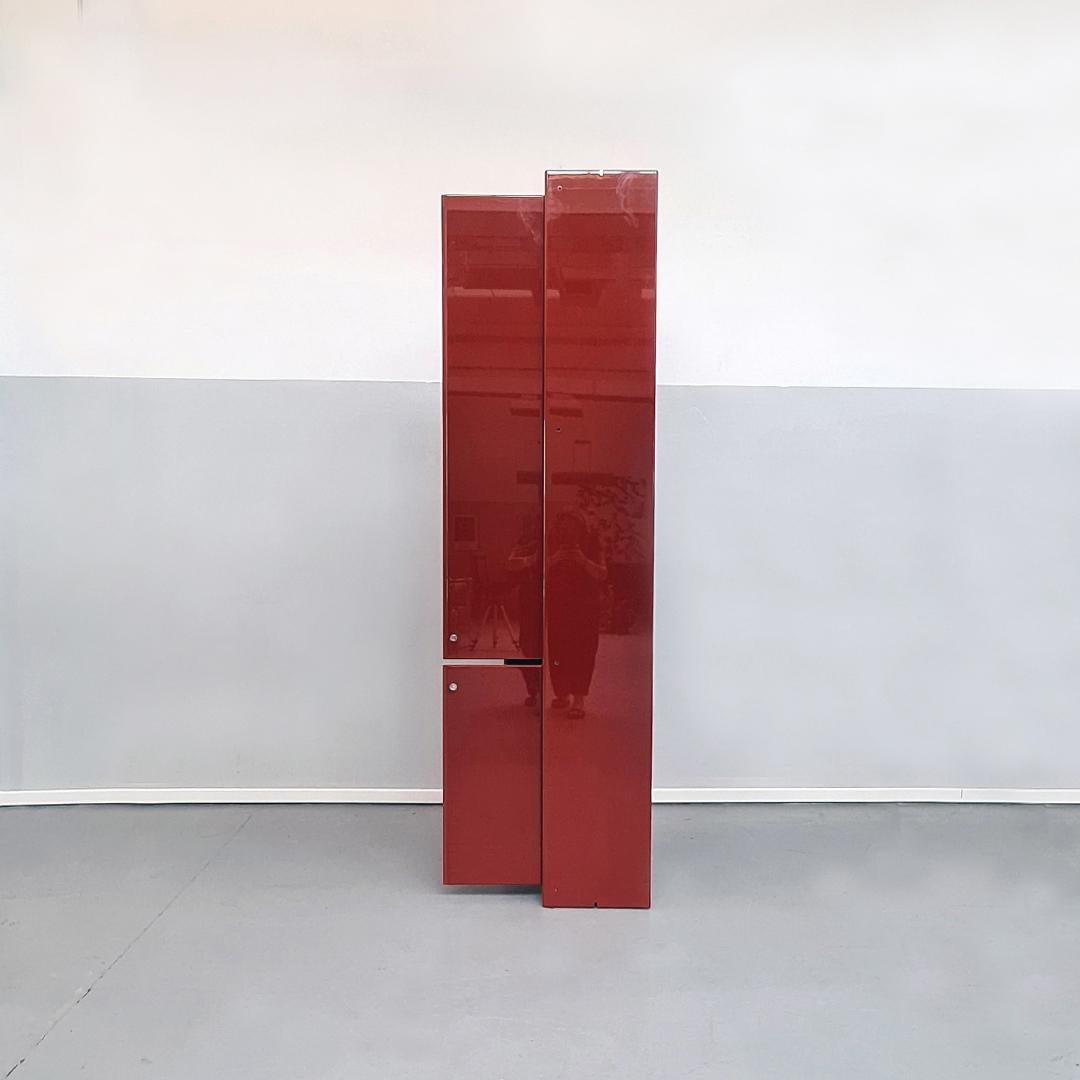 Mid-20th Century Red Sideboard Cabinet by Kazuhide Takahama for B&B Italia, 1965