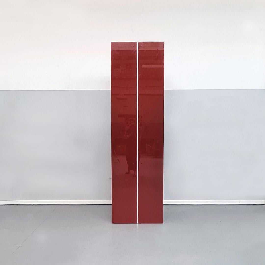 Wood Red Sideboard Cabinet by Kazuhide Takahama for B&B Italia, 1965