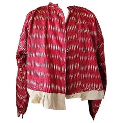 Red Silk Ikat Jacket Aleppo, Early 20th Century