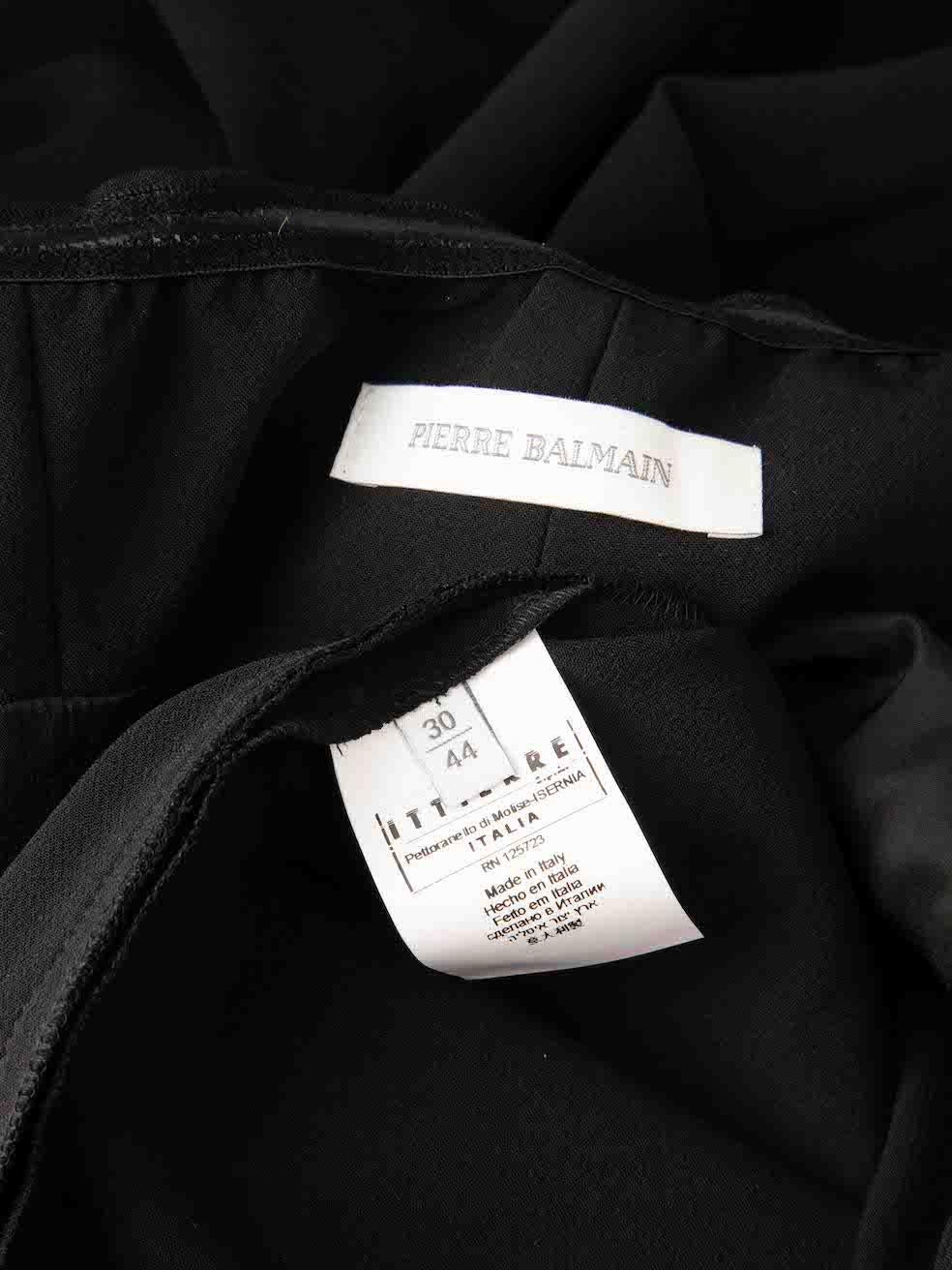 Women's Vintage Black Strapless Mini Dress Size L For Sale