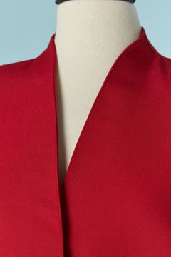 Red single breasted jacket THIERRY MUGLER