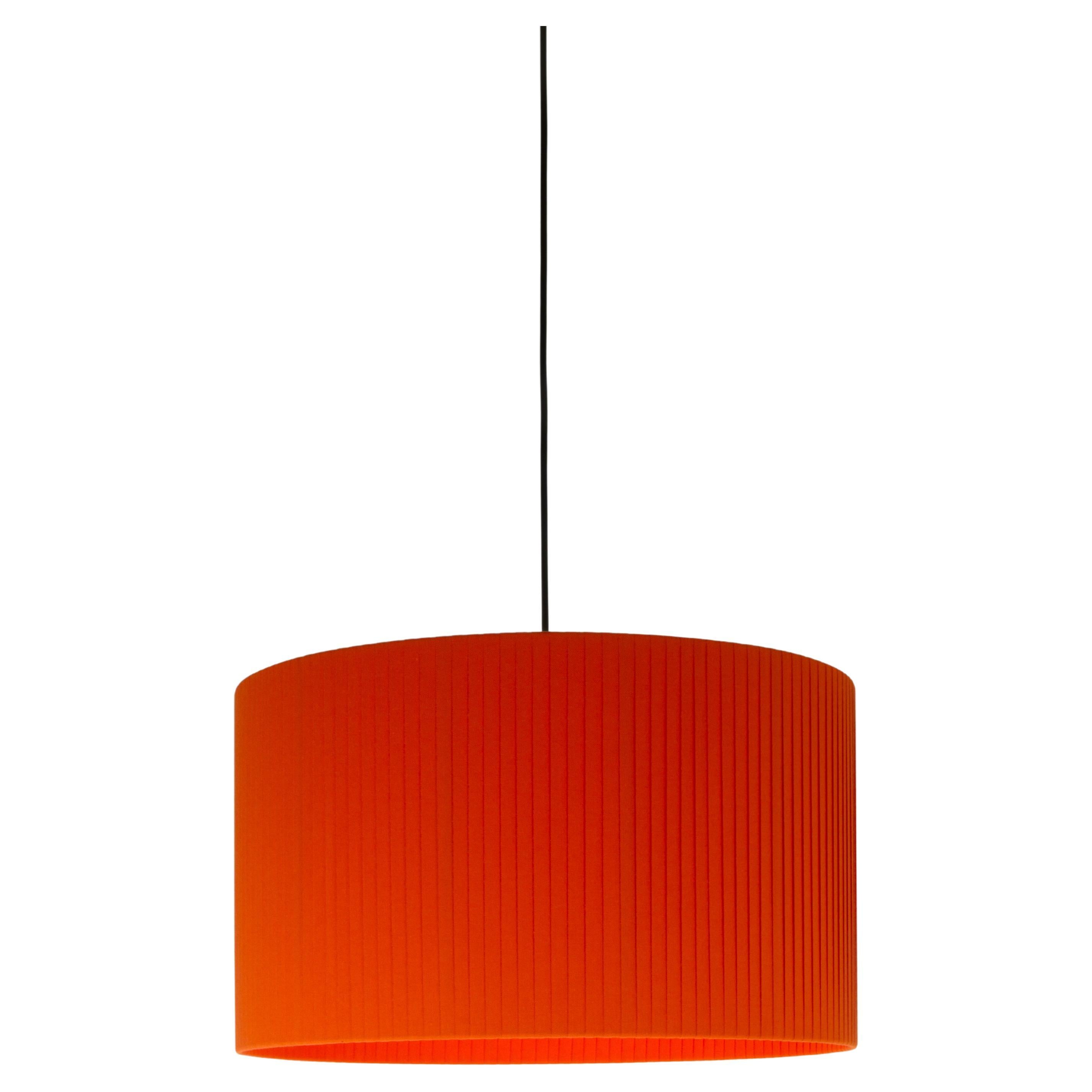 Red Sísísí Cilíndricas GT2 Pendant Lamp by Santa & Cole