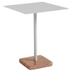 Red & Sky Grey Terrazzo Table Square, by Daniel Enoksson for Hay