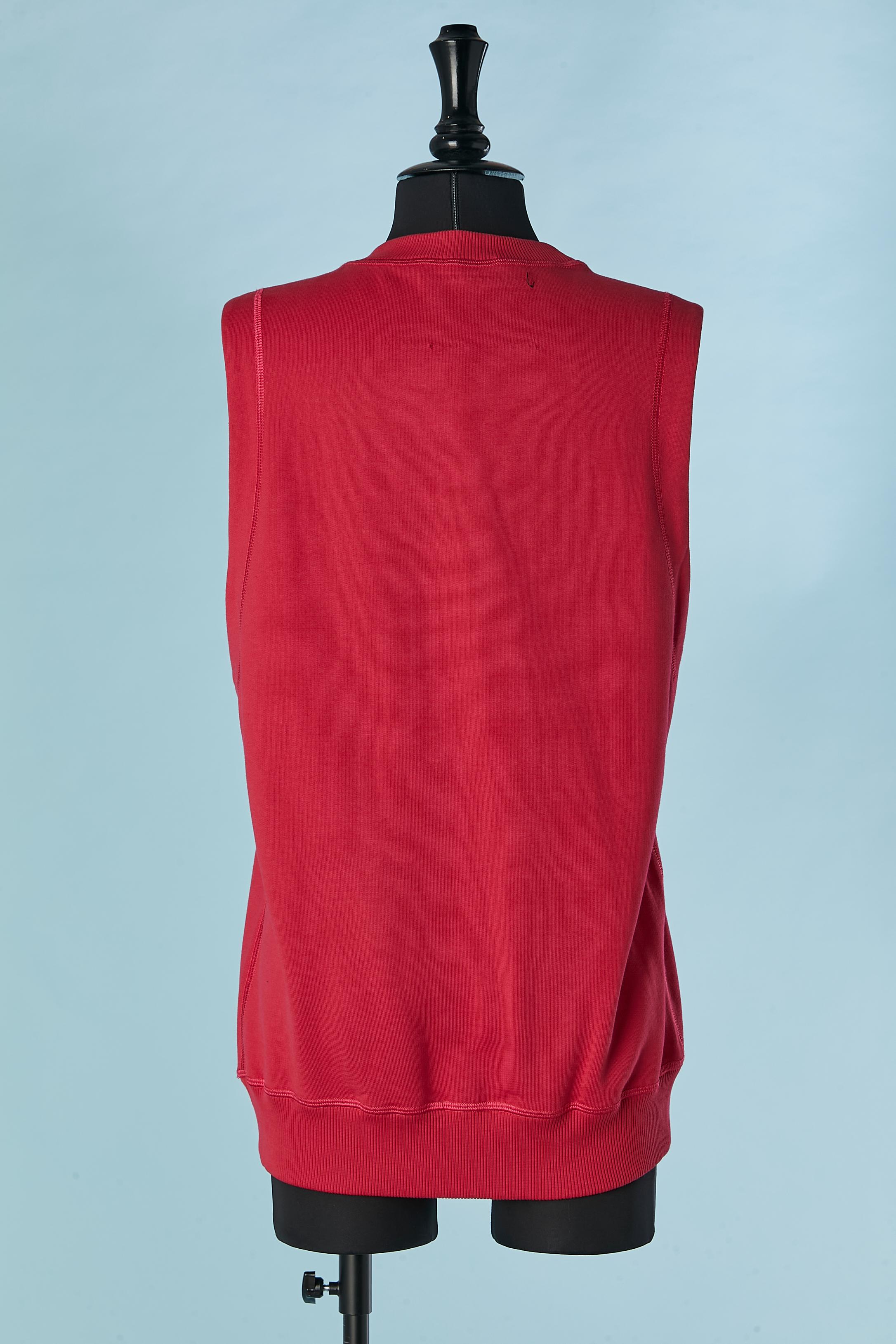 Women's or Men's Red sleeveless 
