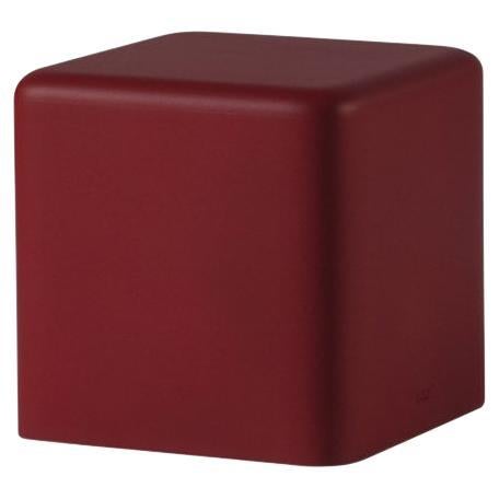 Red Soft Cubo Stool by SLIDE Studio