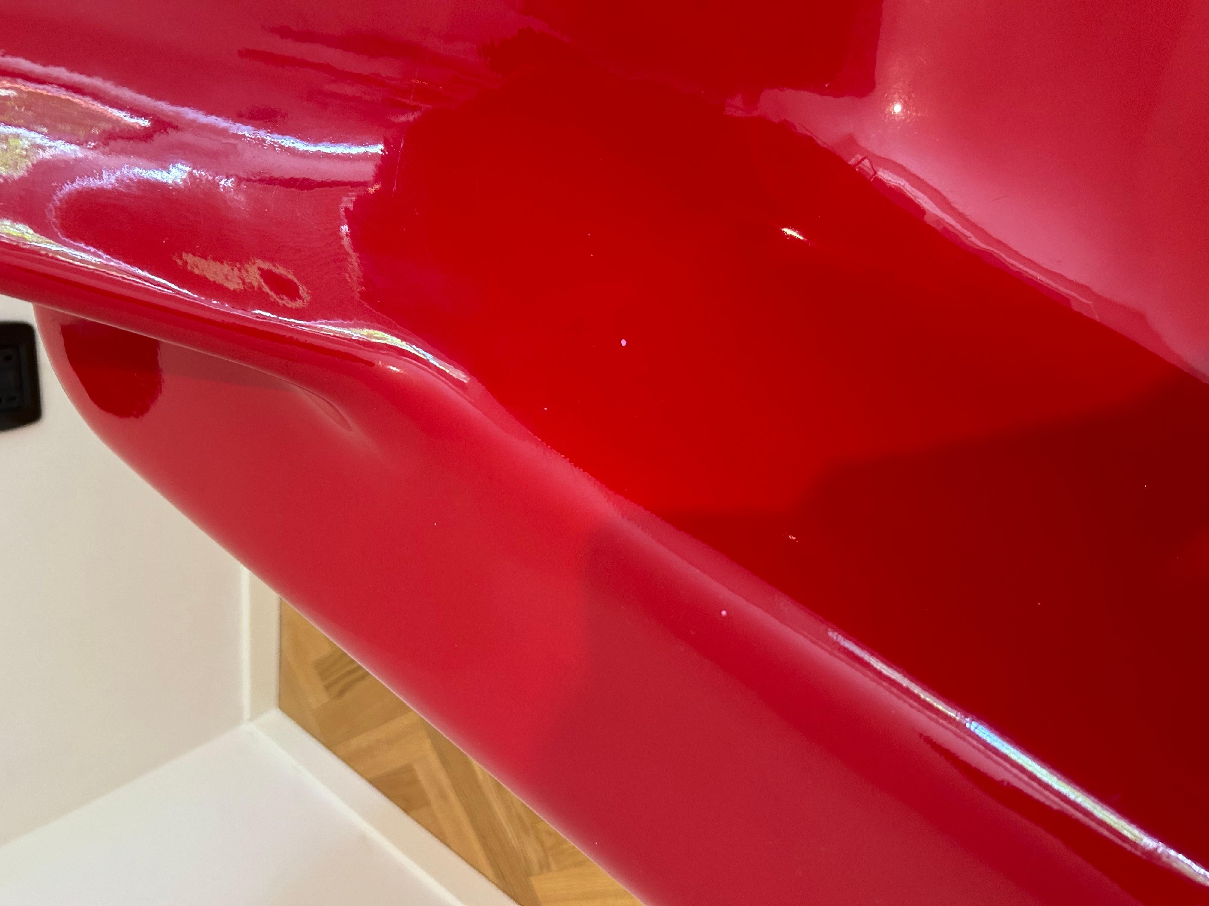 Red Space Age Club Chair, 1970s For Sale 2